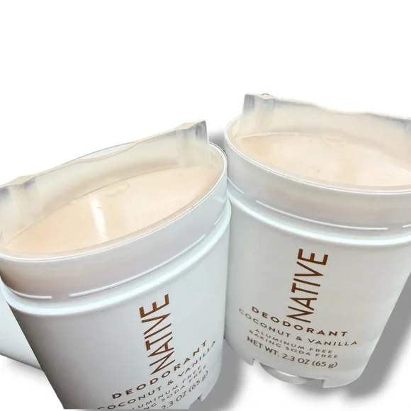 2x Native Whole Body Deodorant Coconut & Vanilla For Pits Privates & More 2.3 oz - Picture 4 of 6